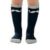 2 Pairs Knee High Stockings Unisex-baby Tube Socks for Kids [Mustache, Black]