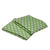 Bacati Crib Fitted Sheet, Green Dots (Pack of 2)
