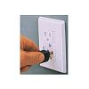 Safe Plate for Electric Outlet - Bulk 50 Pack - White with Single Screw by Mommy's Helper