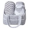 Trend Lab 6-Piece Baby Care Gift Set, Safari Gray
