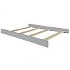 Evolur 812-PG Universal Wooden Full Size Bed Rail Convertible Crib, Dove Grey