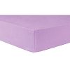 Trend Lab Deluxe Flannel Fitted Crib Sheet, Lilac