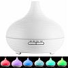 Putars 300ML Humidifier Ultrasonic Aroma Essential Oil Diffuser with Colorful Night Light for Office Home Bedroom Living Room(White)