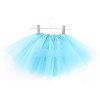 Girls Ballet Tutu Dress Organdy Platter Skirt Dance Dress Dancewear Light Blue