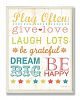 The Kids Room by Stupell Play Often Typography Rectangle Wall Plaque by The Kids Room by Stupell