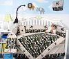 SoHo Boy Camouflage Army Baby Crib Nursery Bedding Set 13 pcs included Diaper Bag with Changing Pad & Bottle Case by SoHo Designs