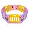 Baby Playpen Kids 8 Panel Safety Play Center Yard Home Indoor Outdoor Pink Girls by Playards