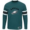 Philadelphia Eagles 2016 Power Hit Long Sleeve NFL T-Shirt With Felt Applique