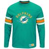 Miami Dolphins 2016 Power Hit Long Sleeve NFL T-Shirt With Felt Applique
