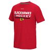 Chicago Blackhawks Authentic Center Ice Locker Room Supremium T-Shirt (Heather Red)