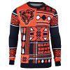 Chicago Bears NFL 2015 Patches Ugly Crewneck Sweater