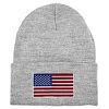 USA MyCountry Solid Knit Hat (Sport Gray)