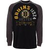 Boston Bruins Cannon Raglan Long Sleeve Jersey T-Shirt
