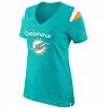 Miami Dolphins Women's Fan V-Neck NFL T-Shirt