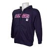 New York Rangers Washed Letters Full Zip Hoodie