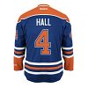 Taylor Hall Edmonton Oilers Reebok Premier Replica Home NHL Hockey Jersey