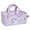 Trend Lab Grace Storage Caddy, Purple, Blue, Gray and White