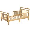 Dream On Me Classic Sleigh Toddler Bed, Natural