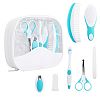 Baby Healthcare Kit - IntiPal Baby Grooming Kits 7 Pieces (Blue)