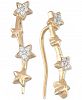 Wrapped in Love Diamond Multi Star Ear Crawlers (1/10 ct. t. w. ) in 10k Gold, Created for Macy's