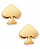 kate spade new york Mini Signature Spade Gold-Tone Stud Earrings