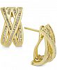 Diamond Crisscross Earrings (1/2 ct. t. w. ) in 14k Gold