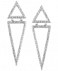 Geo by Effy Diamond Triangle Drop Earrings (5/8 ct. t. w. ) in 14k White Gold