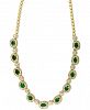 Brasilica by Effy Emerald (4-3/4 ct. t. w. ) and Diamond (2-3/4 ct. t. w. ) Collar Necklace in 14k Gold, Created for Macy's