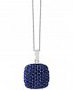 Effy Balissima Sapphire Pave Pendant Necklace (3-3/8 ct. t. w. ) in Sterling Silver