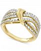 Wrapped in Love Diamond Statement Ring (1 ct. t. w. ) in 14k Gold, Created for Macy's
