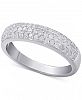 Diamond Pave Ring (1/2 ct. t. w. ) in sterling silver, 18k gold-plated sterling silver or 18k rose gold-plated sterling silver
