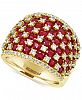 Effy Ruby (4-1/2 ct. t. w. ) and Diamond (1-1/4 ct. t. w. ) Ring in 14k Gold, Created for Macy's