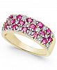 Ruby (1-5/8 ct. t. w. ) and Diamond (1/3 ct. t. w. ) Band in 14k Gold
