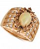 Le Vian Chocolatier Opal (1-1/5 ct. t. w. ) and Diamond (1 ct. t. w. ) Statement Ring in 14k Rose Gold, Created for Macy's