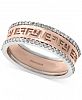 Effy Diamond Band (1/4 ct. t. w. ) in 14k White and Rose Gold