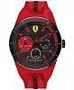 Scuderia Ferrari Men's RedRev T Red Silicone Strap Watch 44mm 830258