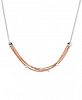 Charriol Women's Malia White Topaz-Accent Two-Tone Pvd Stainless Steel Necklace