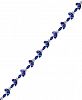 Tanzanite Royale by Effy Tanzanite (9 ct. t. w. ) and Diamond (1/2 ct. t. w. ) Link Bracelet in 14k White Gold, Created for Macy's