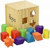 Finely Crafted, Wood Shape Sorting Cube - Box Educational Toy for Children of All Ages
