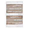 Mud Pie Better Than We Imagined Nursery Wall Plaque, Gray