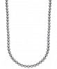 Charter Club Gray Imitation Pearl Strand Necklace, Created for Macy's