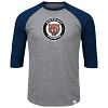 Detroit Tigers Cooperstown Two To One Margin 3/4 Raglan T-Shirt