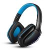 Gaming Headset Wireless Bluetooth PC Foldable Headphone Over Head Built-in Microphone with 40mm HIFI Audio Compatible with Smart-phone Android Tablets Computer Laptops etc (Black&blue )