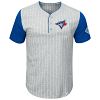 Toronto Blue Jays Pinstripe Henley T-Shirt