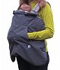 Little Goat 3-Season Baby Carrier Cover for Rain and Cold Weather (Pewter/Pink)