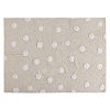 Lorena Canals Polka Dot Machine Washable Kids Rug, 4 x 5 Feet, Handmade From 100% Natural Cotton and Non-Toxic Dyes, Perfect for Nursery, Baby, Playroom, or Childrens Rooms, Works for Outdoor or Beach by Lorena Canals