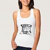 Rambo the Hipster Bunny Tank Top