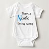 Newfie for a nanny Baby Bodysuit
