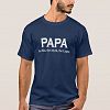 Papa Man Myth Legend t-shirt