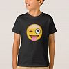 Face With Stuck Out Tongue And Winking Eye Emoji T-shirt